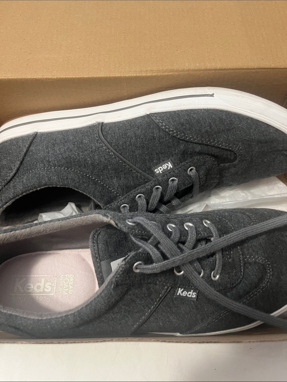 Keds Center III Chambray Grey Women’s Sneakers